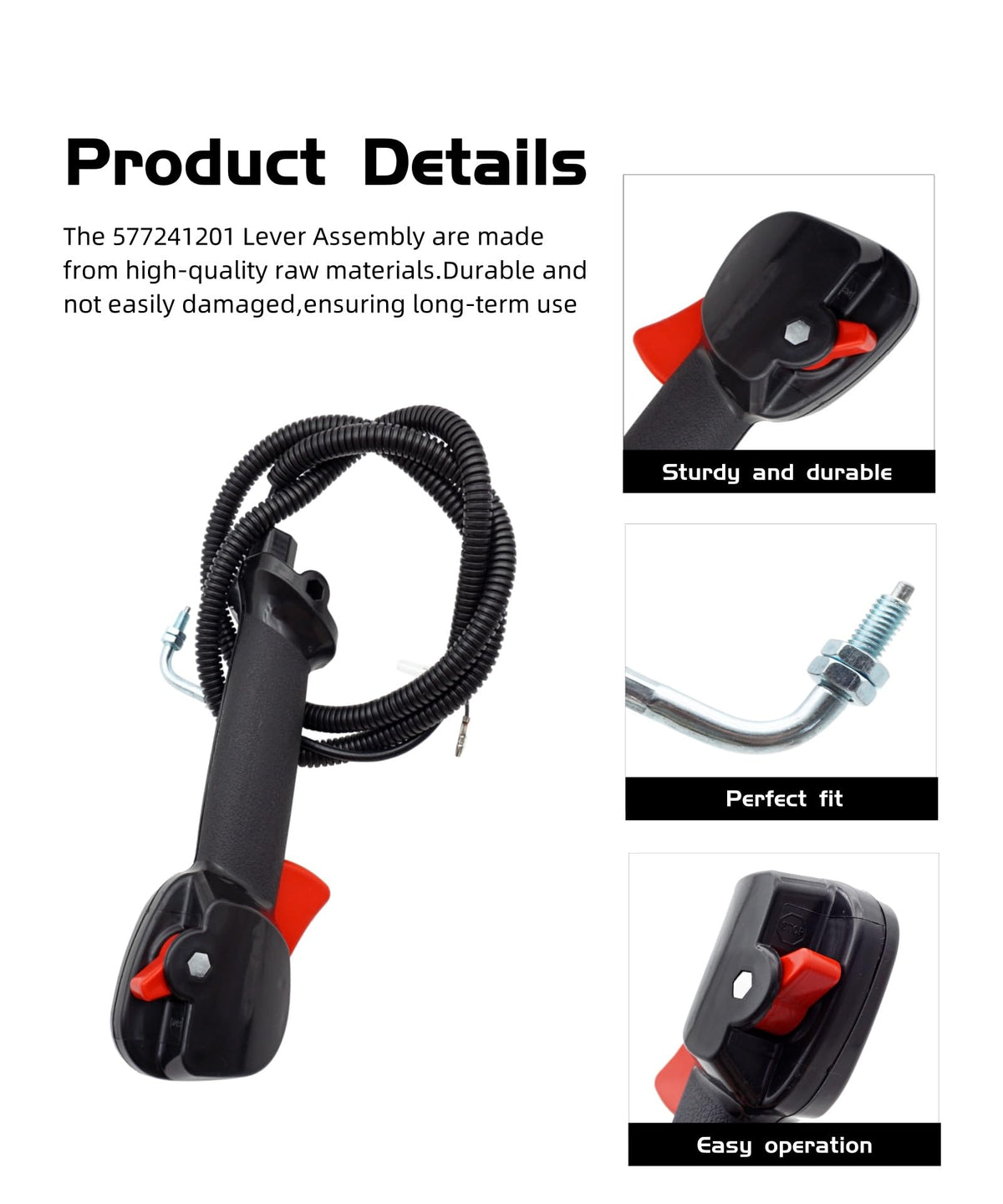 Throttle Control Lever Assembly for Backpack Leaf Blowers U896