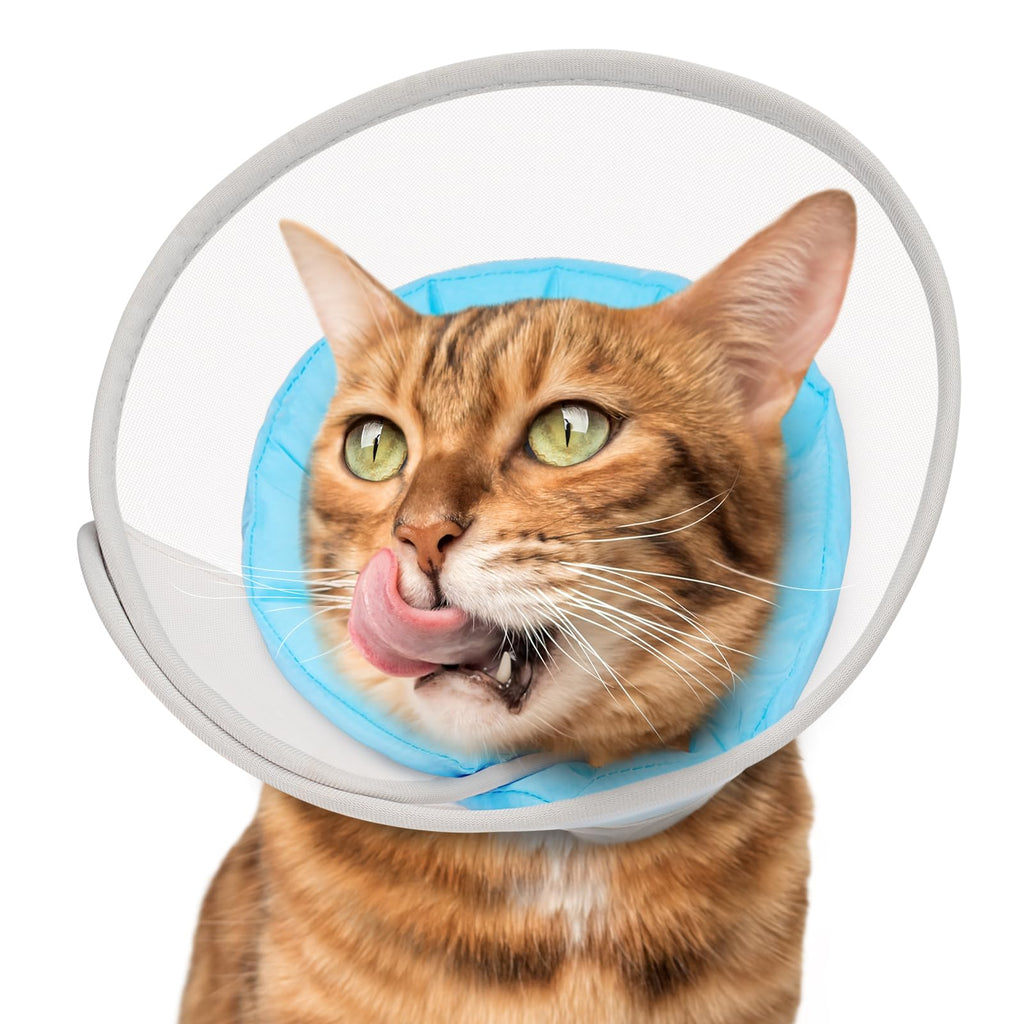 Soft Waterproof Mesh Cat Recovery Cone Collar A606823