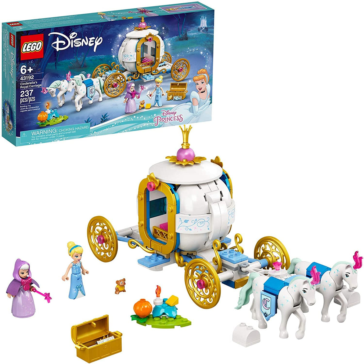 Disney Cinderella's Royal Carriage 237 Pieces E485424