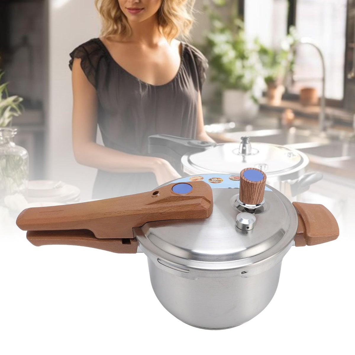 3L Stainless Steel Pressure Cooker S49073