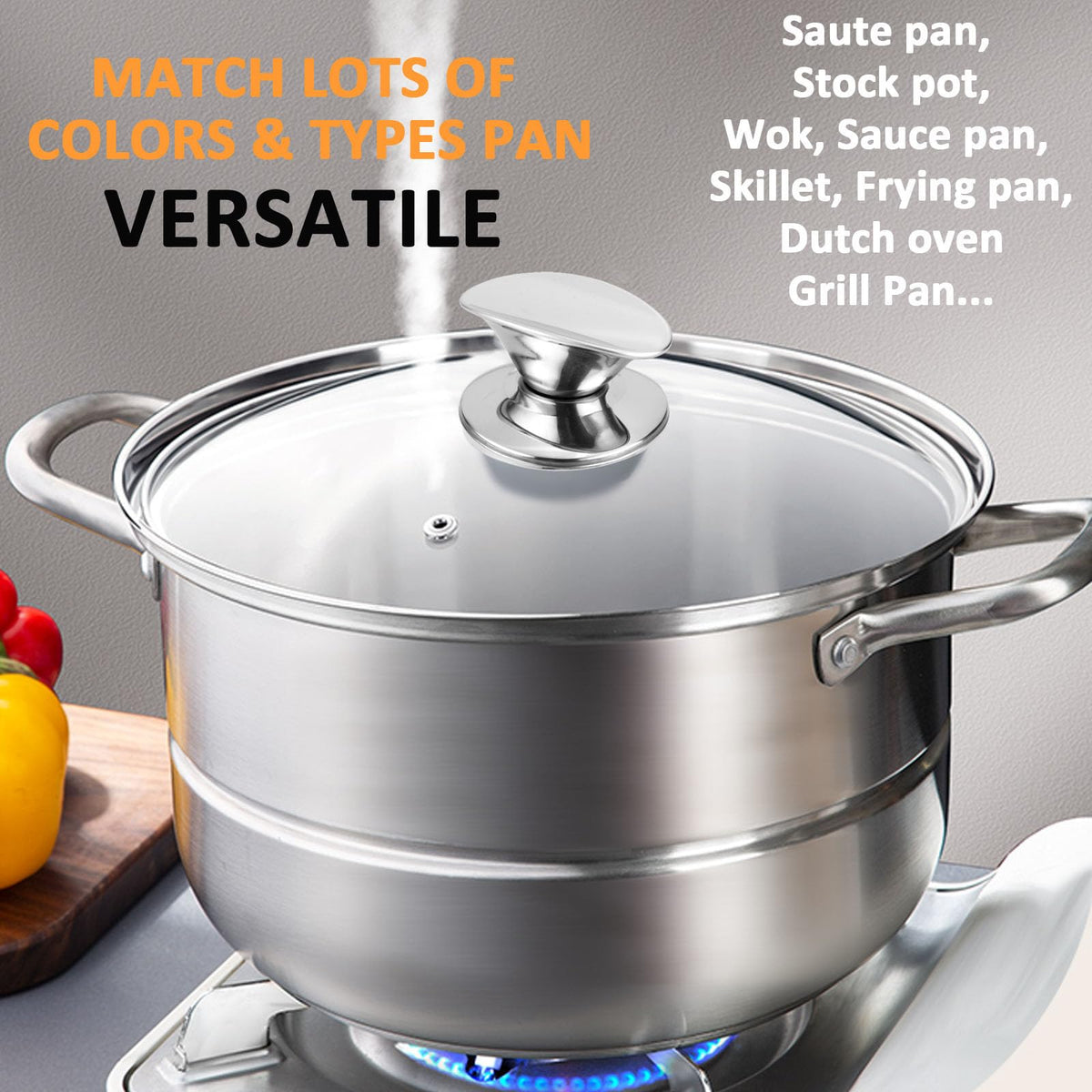 Tempered Glass Lid for Cookware, 12.6 In S63029