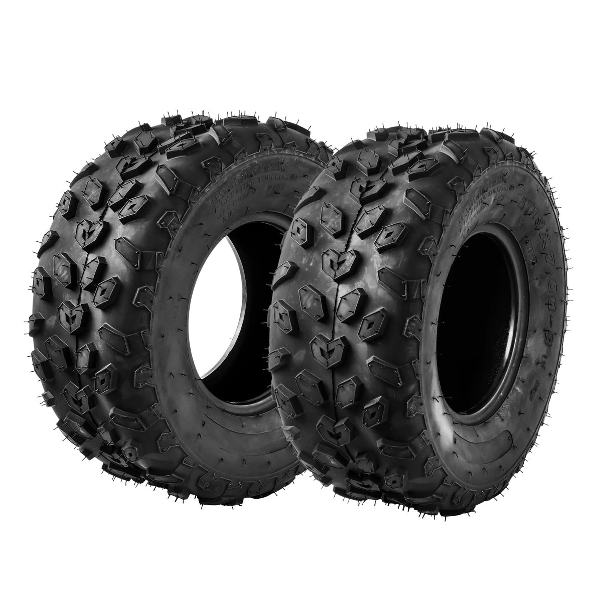 ATV UTV All-Terrain Tires 19x7-8 Set 2 F8857