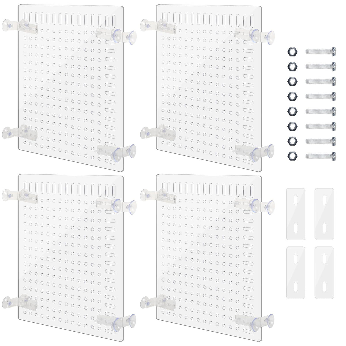 4 Set Acrylic Aquarium Divider Fish Tank Panels A446