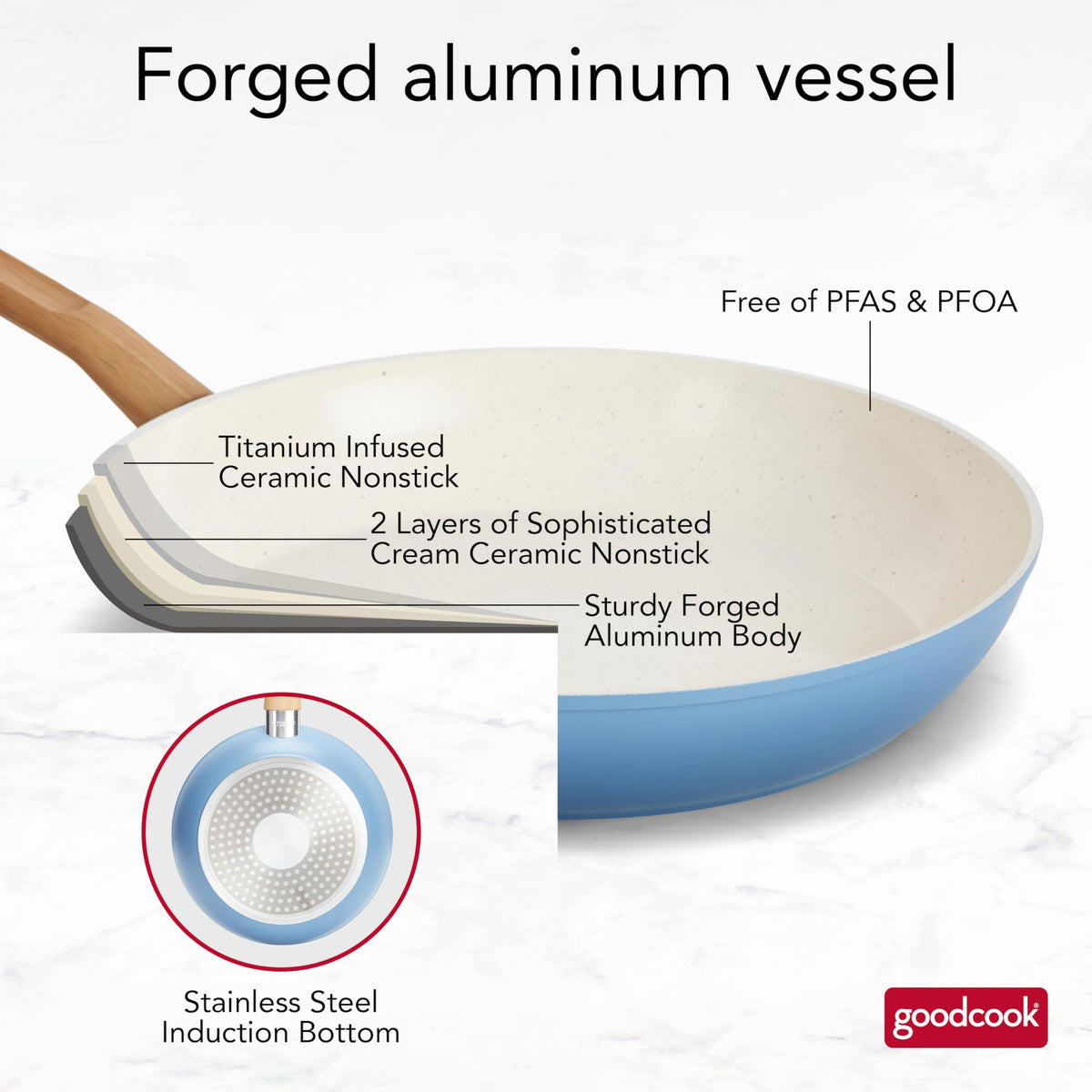 12-Piece Light Blue Ceramic Titanium-Infused Nonstick Cookware Set D818570