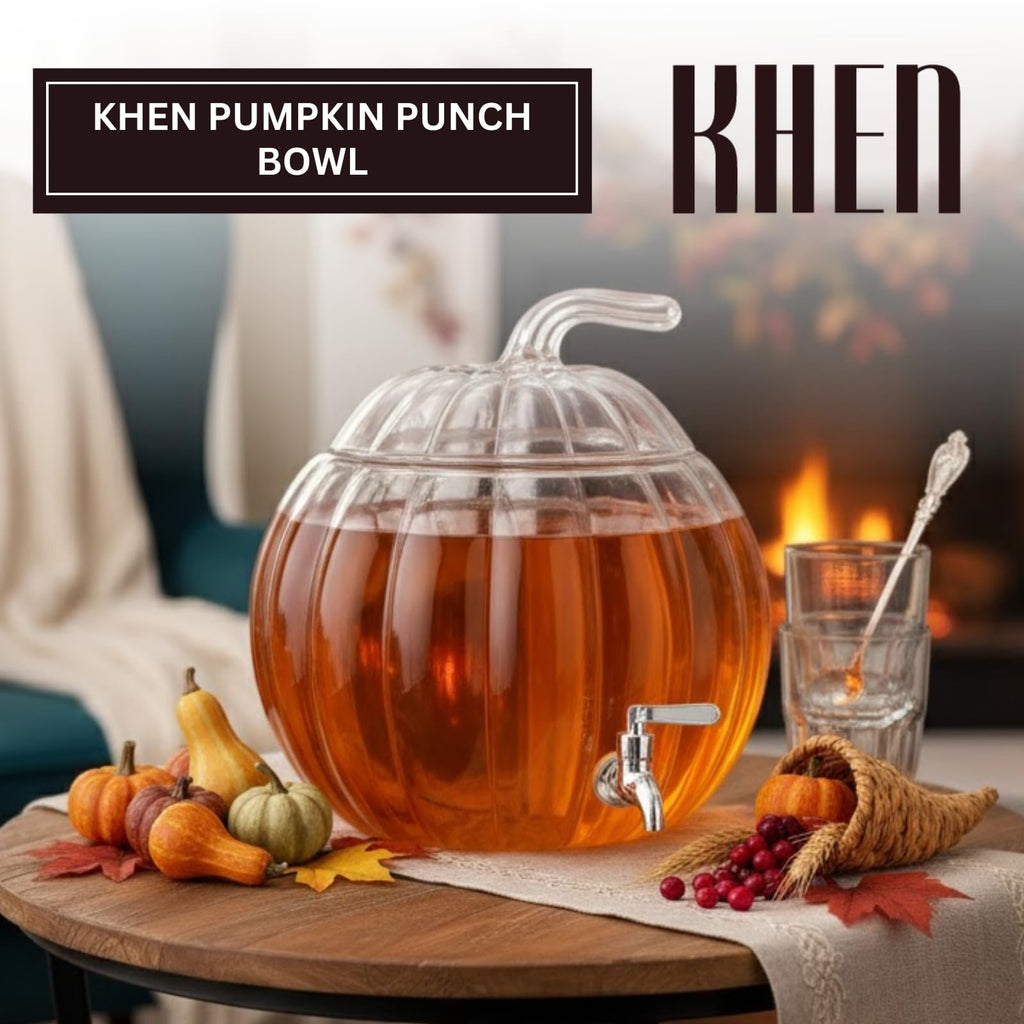Glass Pumpkin Drink Dispenser 2 Gallon Z113704