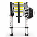 12.5FT Aluminum Telescoping Ladder 330 pounds H4409