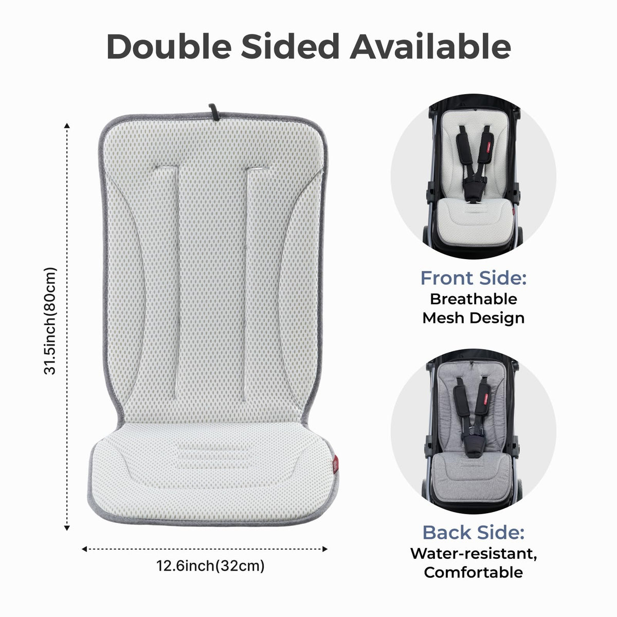 Reversible Stroller Seat Liner I5111