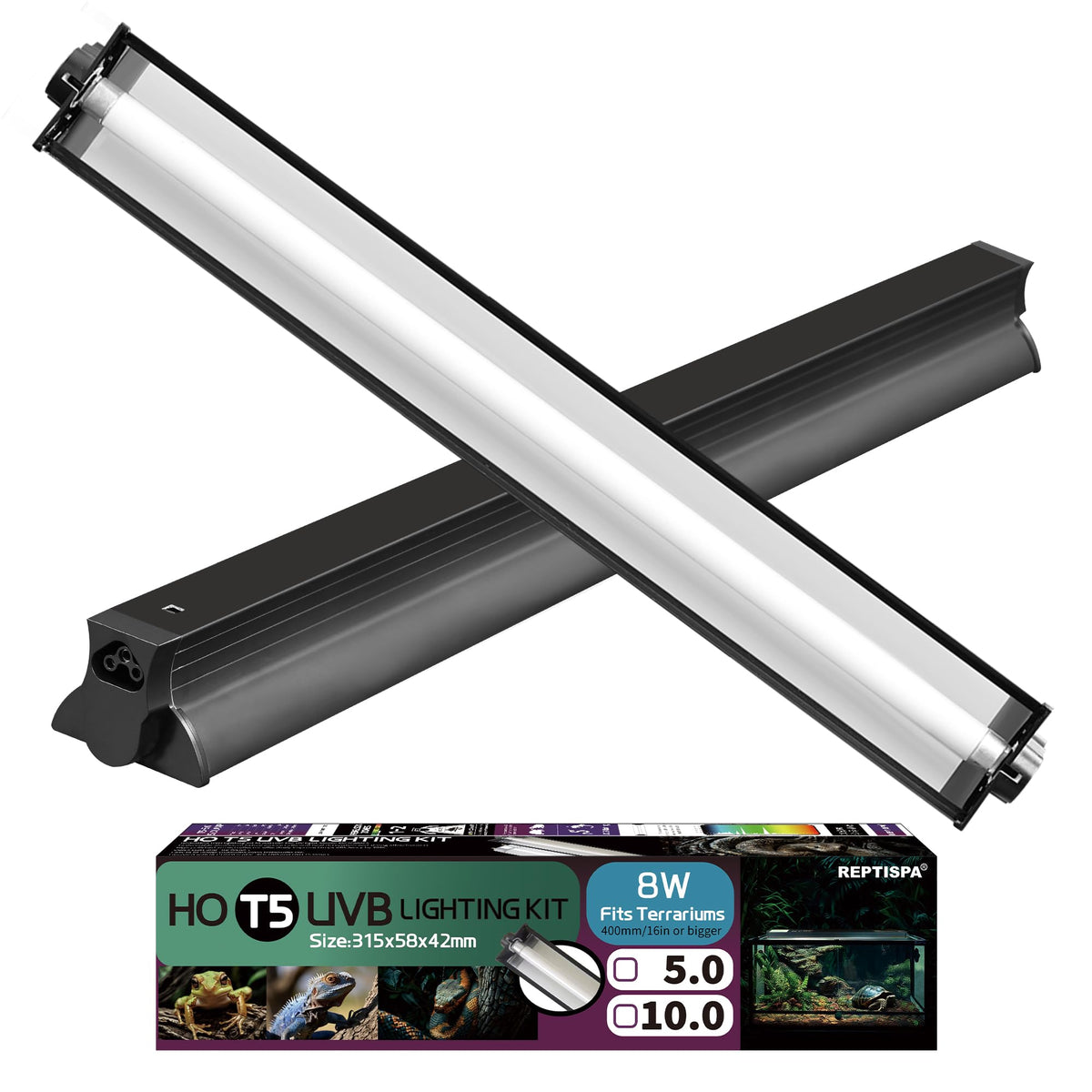 8W 10.0 UVB Reptile Light Fixture C260913