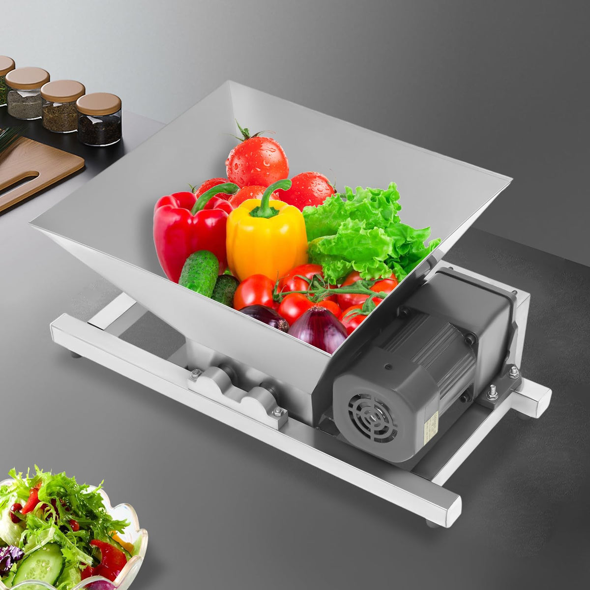 60W 4L Stainless Steel Electric Fruit Crusher T238
