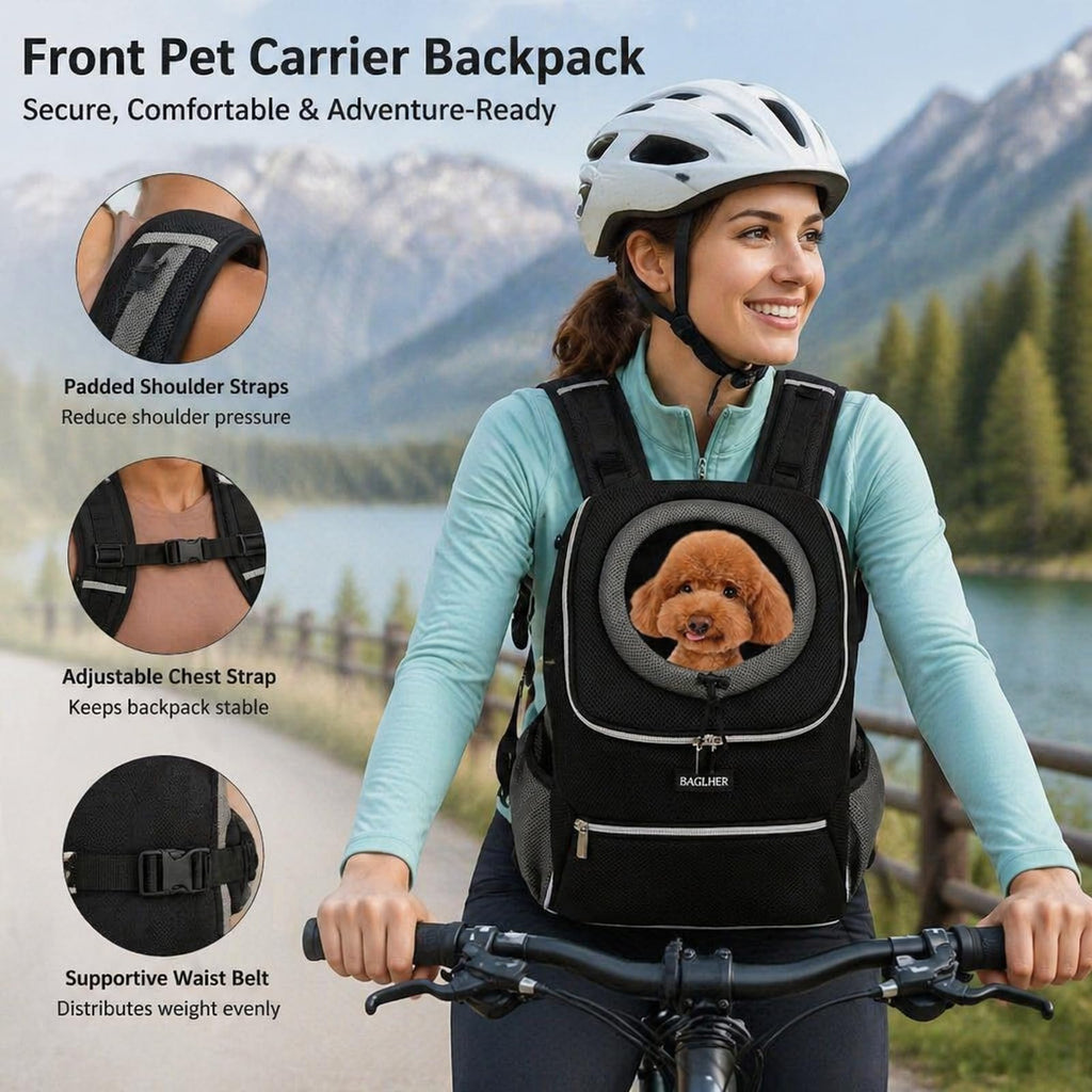 Black Dog Carrier Backpack O558