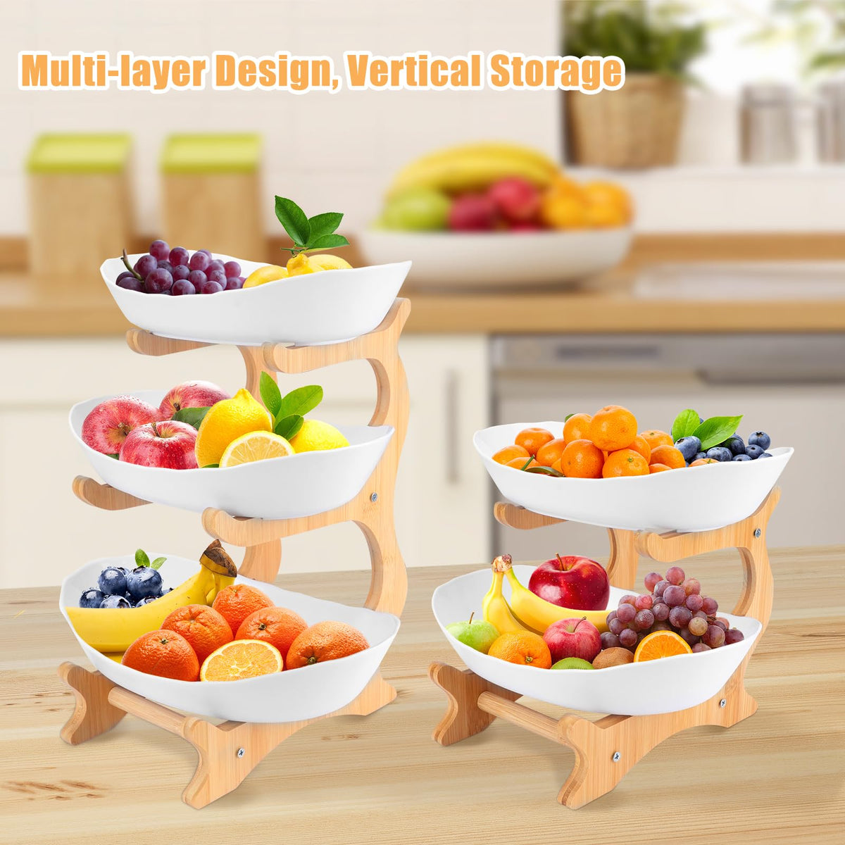 3-Tier Plastic Fruit Bowl L577