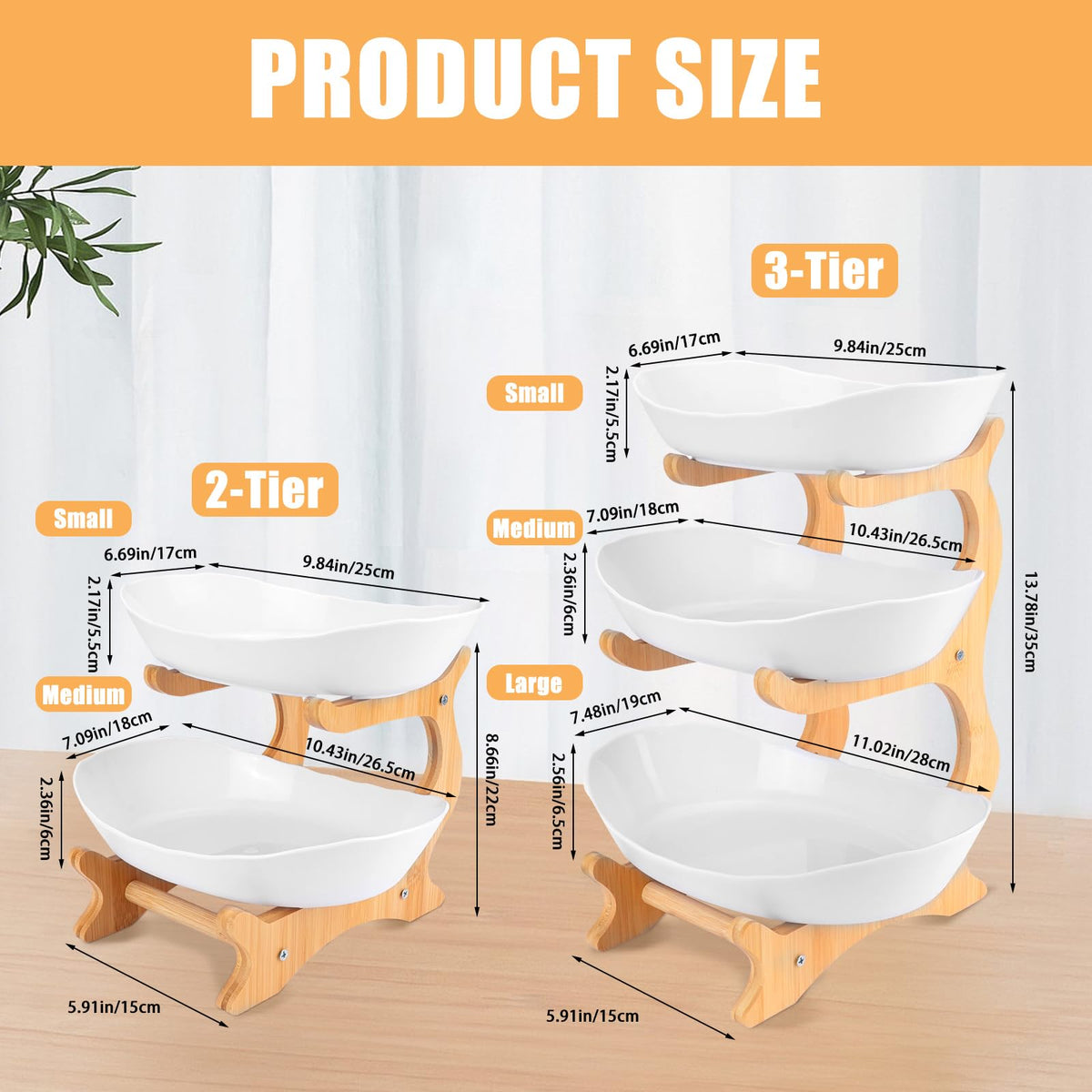 3-Tier Plastic Fruit Bowl L577