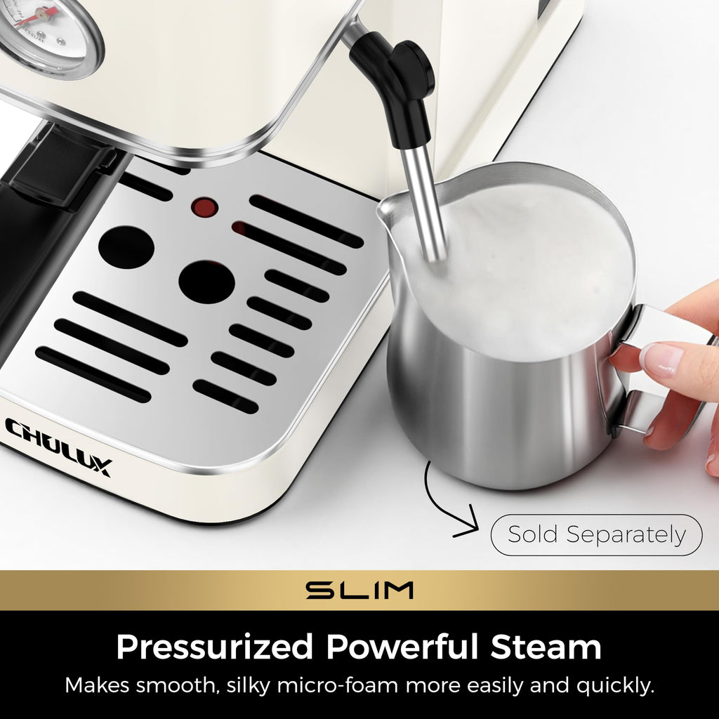 Espresso Machine with Conical Burr Coffee Grinder J82767