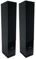 Black Home Audio Tower Speakers 2-Pack C9759