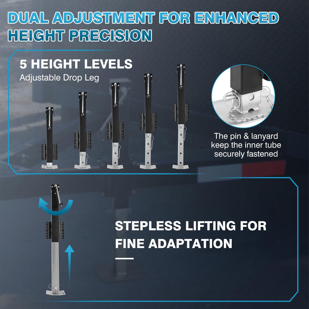 8000LBS Heavy Duty Trailer Jack A4578