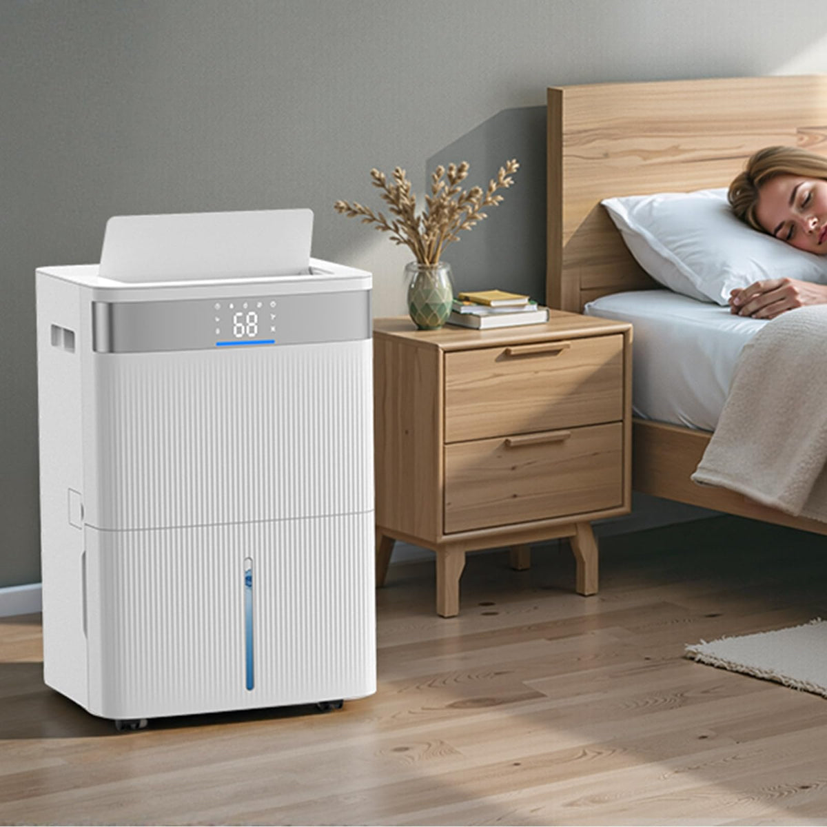 80 Pints Dehumidifier with Drain Hose T752859
