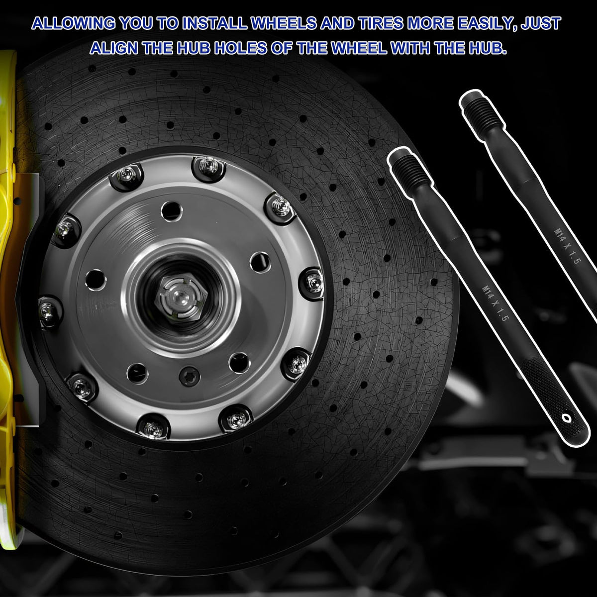 M14×1.5 Steel Wheel Alignment Pin L590