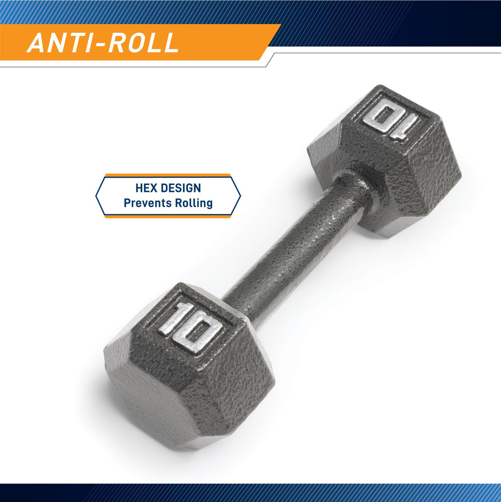 Cast Iron Hex Dumbbell U571038