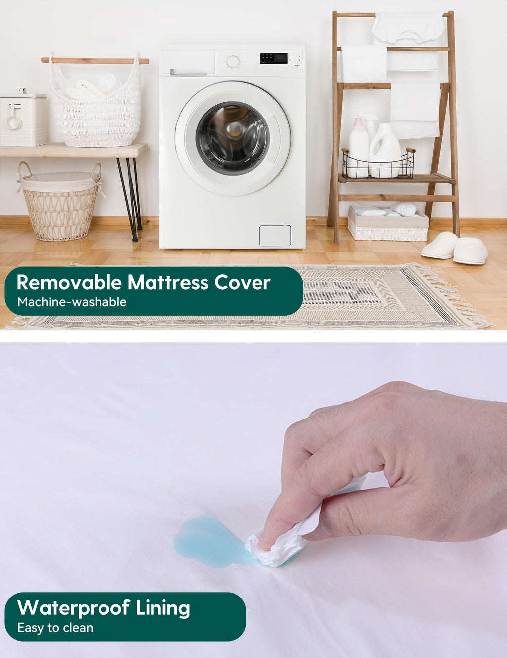 Ergonomic Memory Foam Crib Mattress V18023