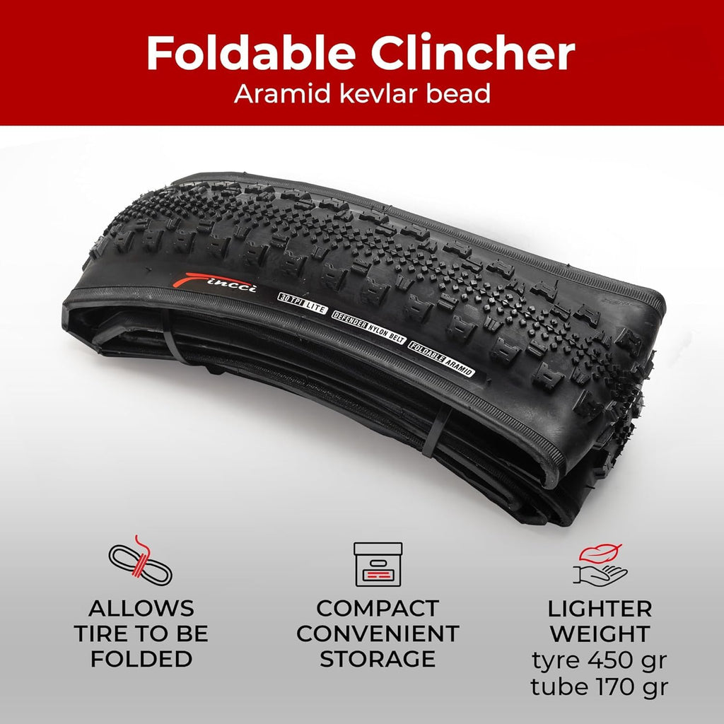700x38c Gravel Bike Tires & Tube Foldable X984