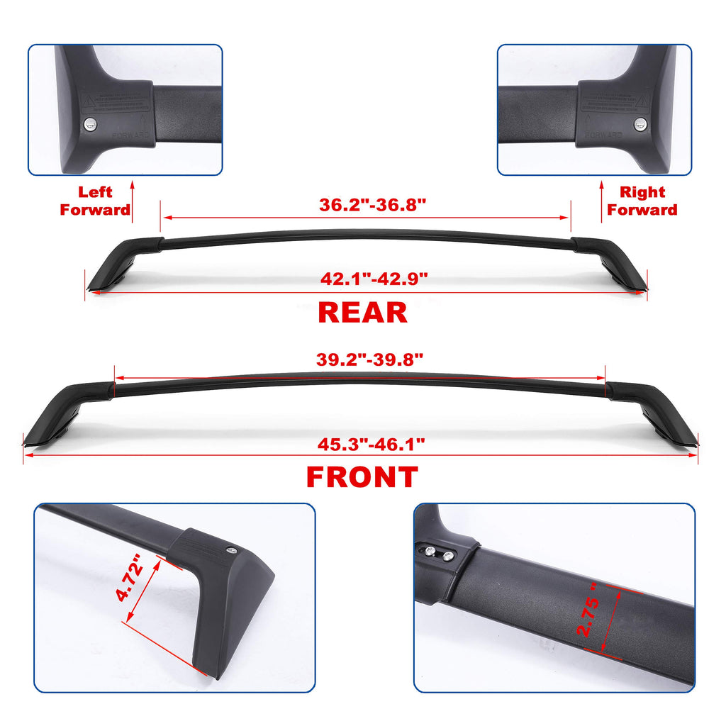 Lockable 260lbs Roof Rack Crossbar S3804