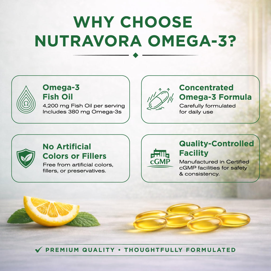 Omega 3 Fish Oil 4,200 mg Lemon Flavor 300 Softgels O885