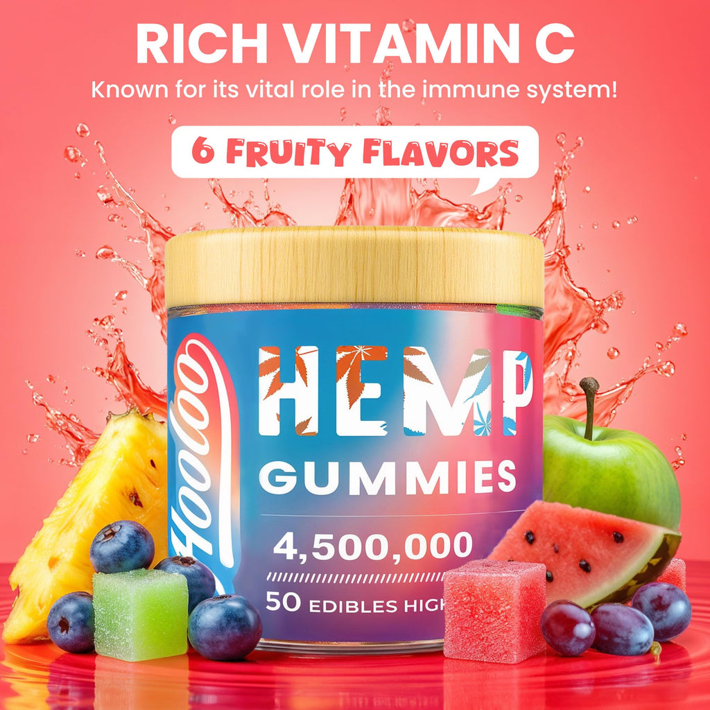Hemp Gummies 6 Fruity Flavors F8032