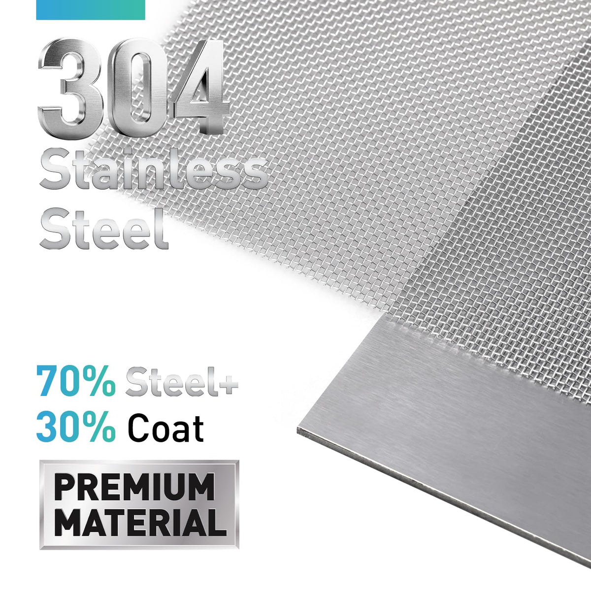 304 Stainless Steel Mesh Window Screen Roll D34304