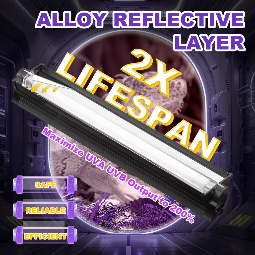 8W 10.0 UVB Reptile Light Fixture C260913