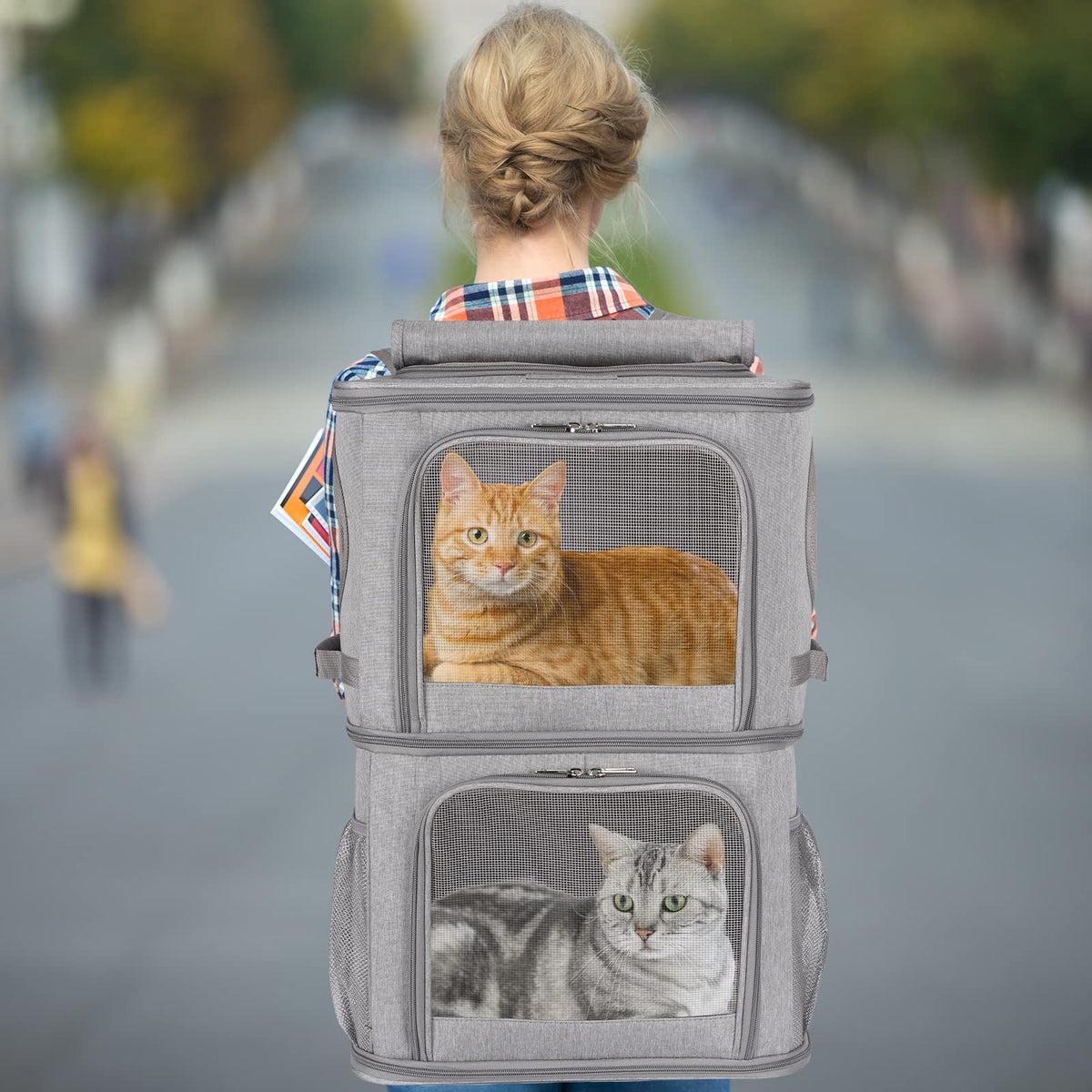 Extra Large Double Pet Carrier Backpack O6177