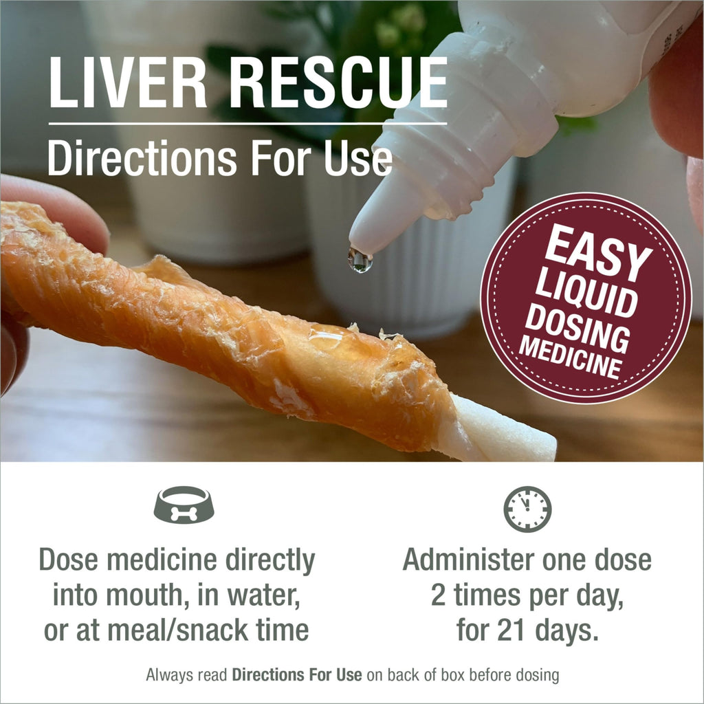 Liver Rescue Supplement for Dogs and Cats 15 Milliliters U4732