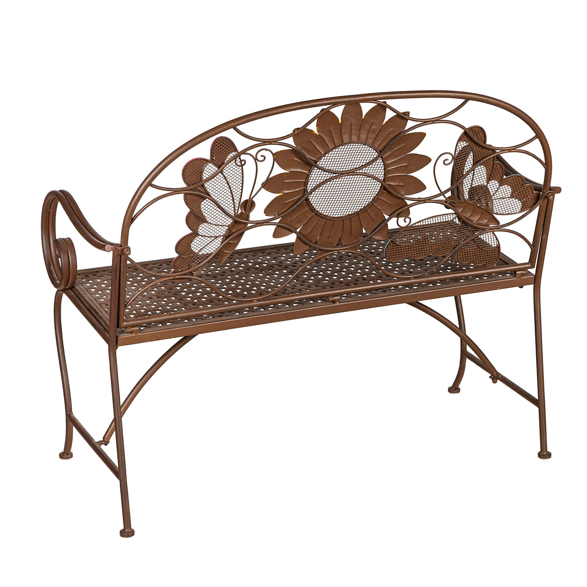 Cast Iron Metal Garden Bench E8249