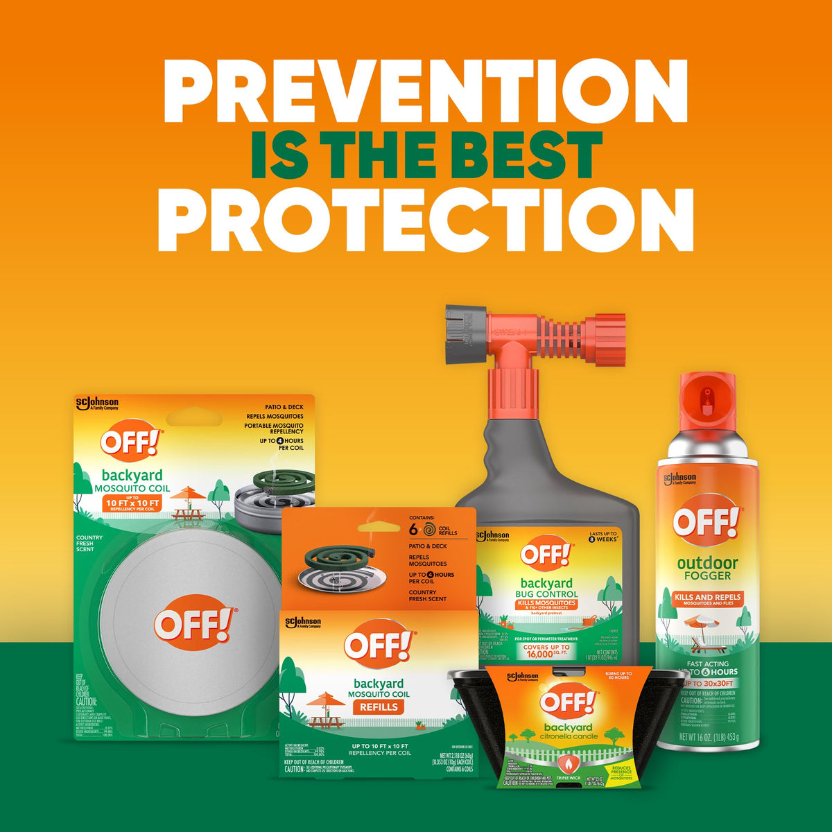Outdoor Mosquito Repellent Coil Starter Pack Country Fresh Scent 3 Piece F35557