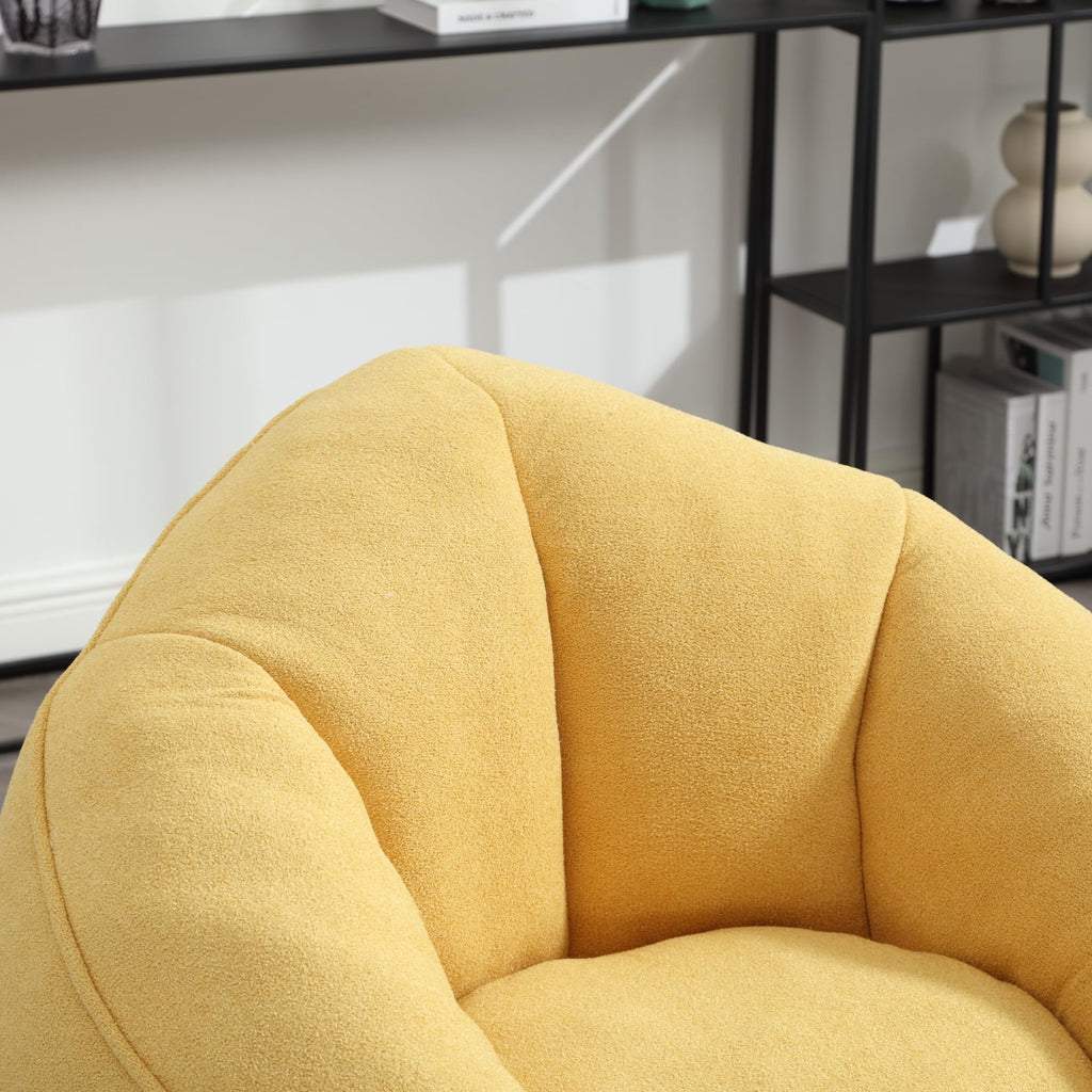 Microfiber Bean Bag Chair with Footrest A1236