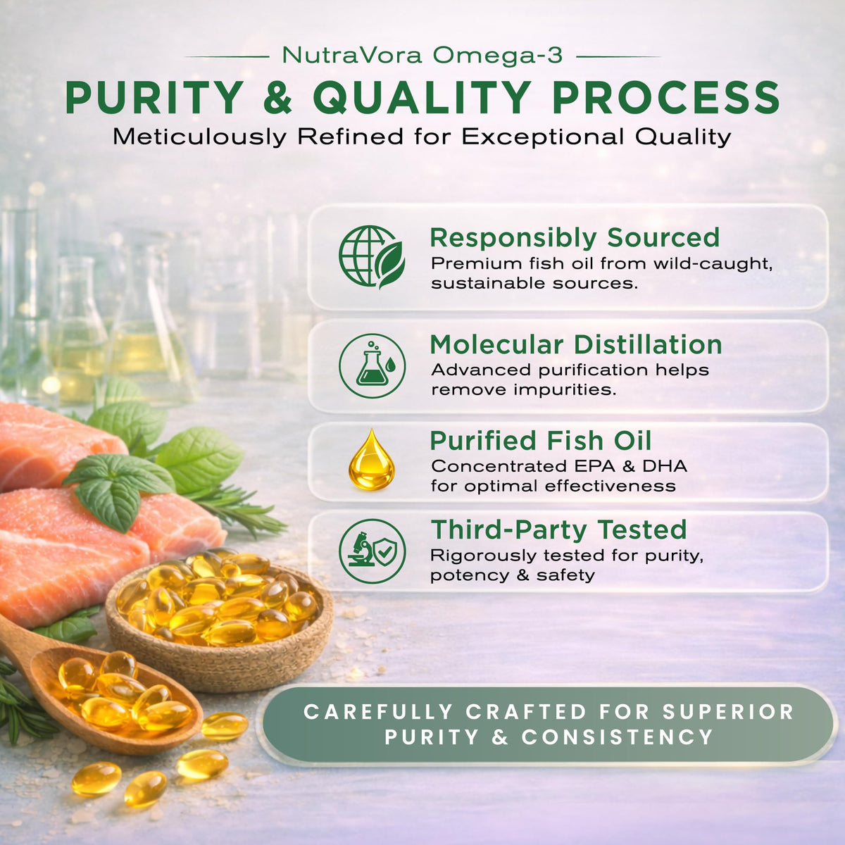 Omega 3 Fish Oil 4,200 mg Lemon Flavor 300 Softgels O885