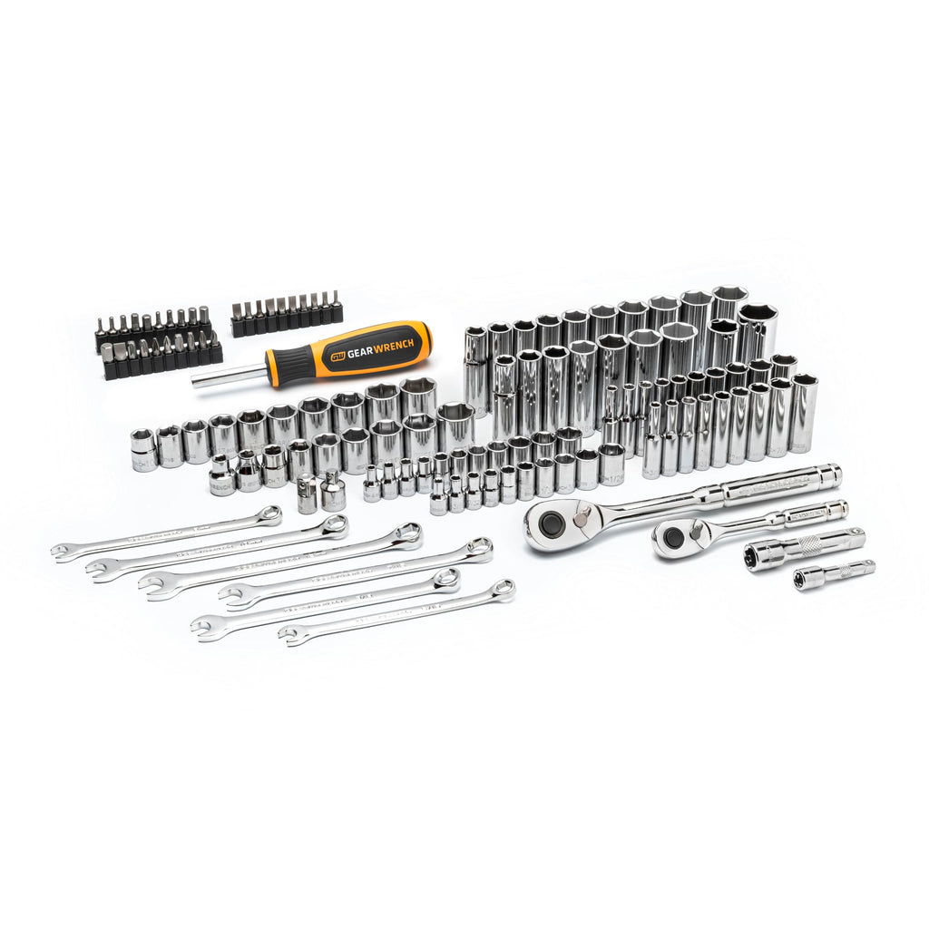 121 Piece SAE/Metric Mechanics Hand Tool Set X650