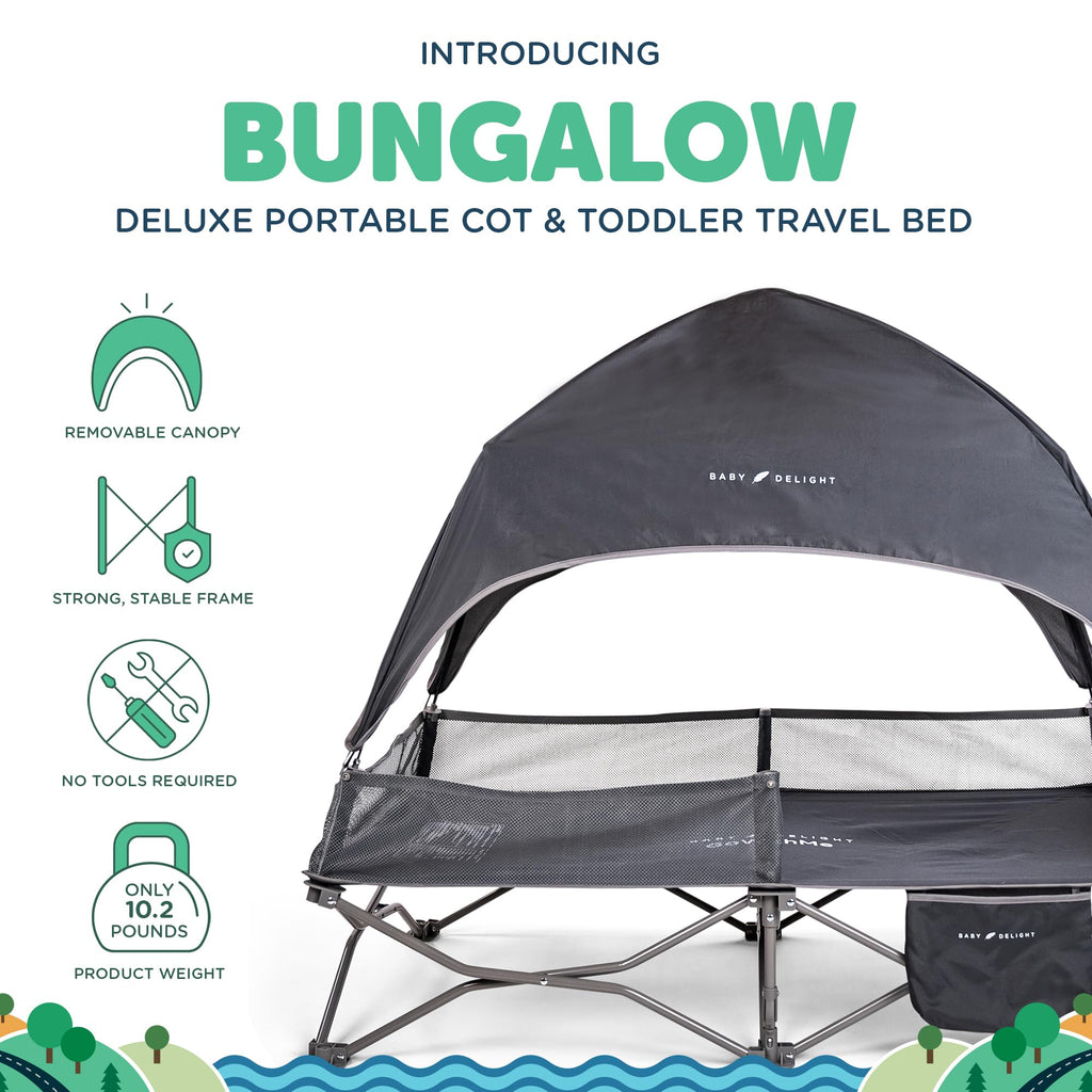 Portable Cot Grey E11819