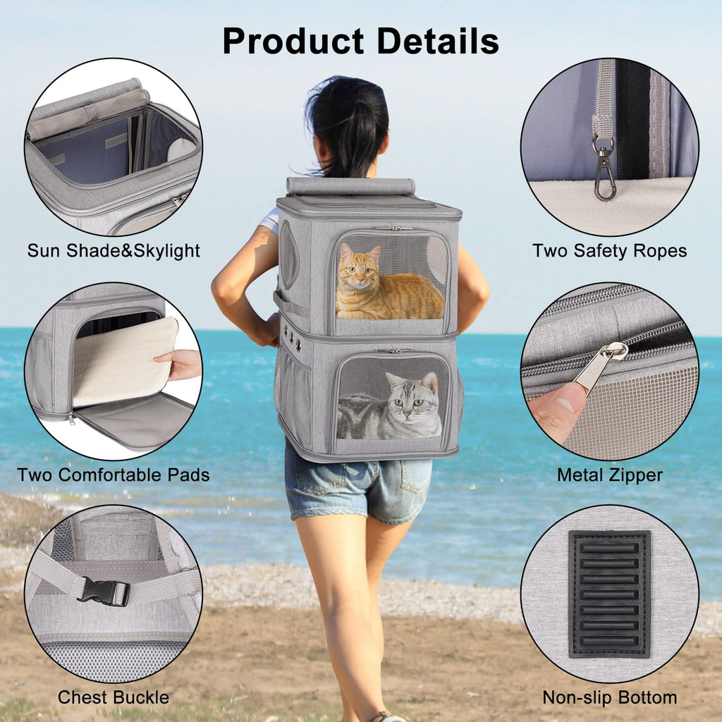 Extra Large Double Pet Carrier Backpack O6177
