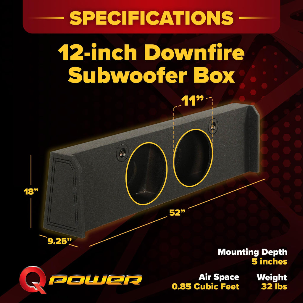 Dual 12in Subwoofer Box B359