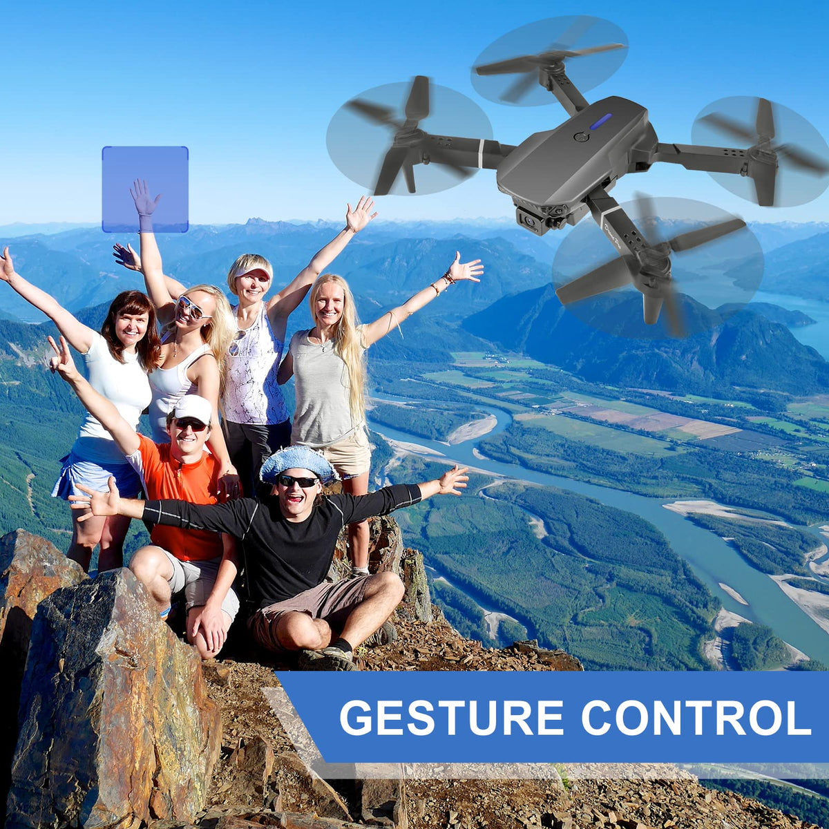 Foldable RC Quadcopter with 4K Dual Cameras Z177213