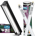8W T5 HO UVB Fluorescent Light Fixture Combo Kit I138