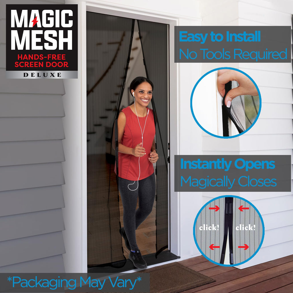 Black Magnetic Screen Door 39" x 83" U936536