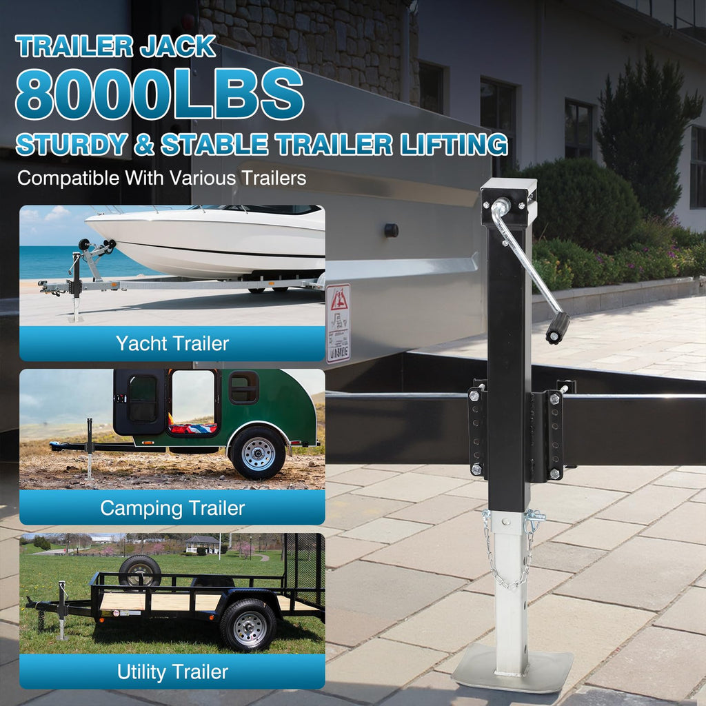 8000LBS Heavy Duty Trailer Jack A4578