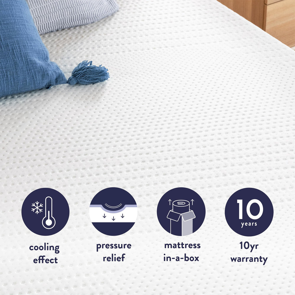 5 Inch Twin Cooling Gel Memory Foam Mattress B535373