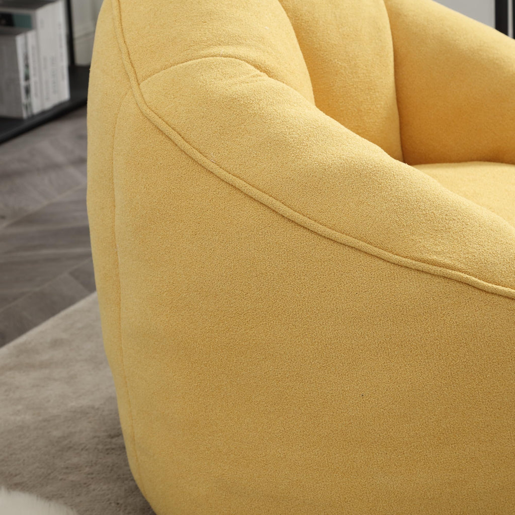 Microfiber Bean Bag Chair with Footrest A1236