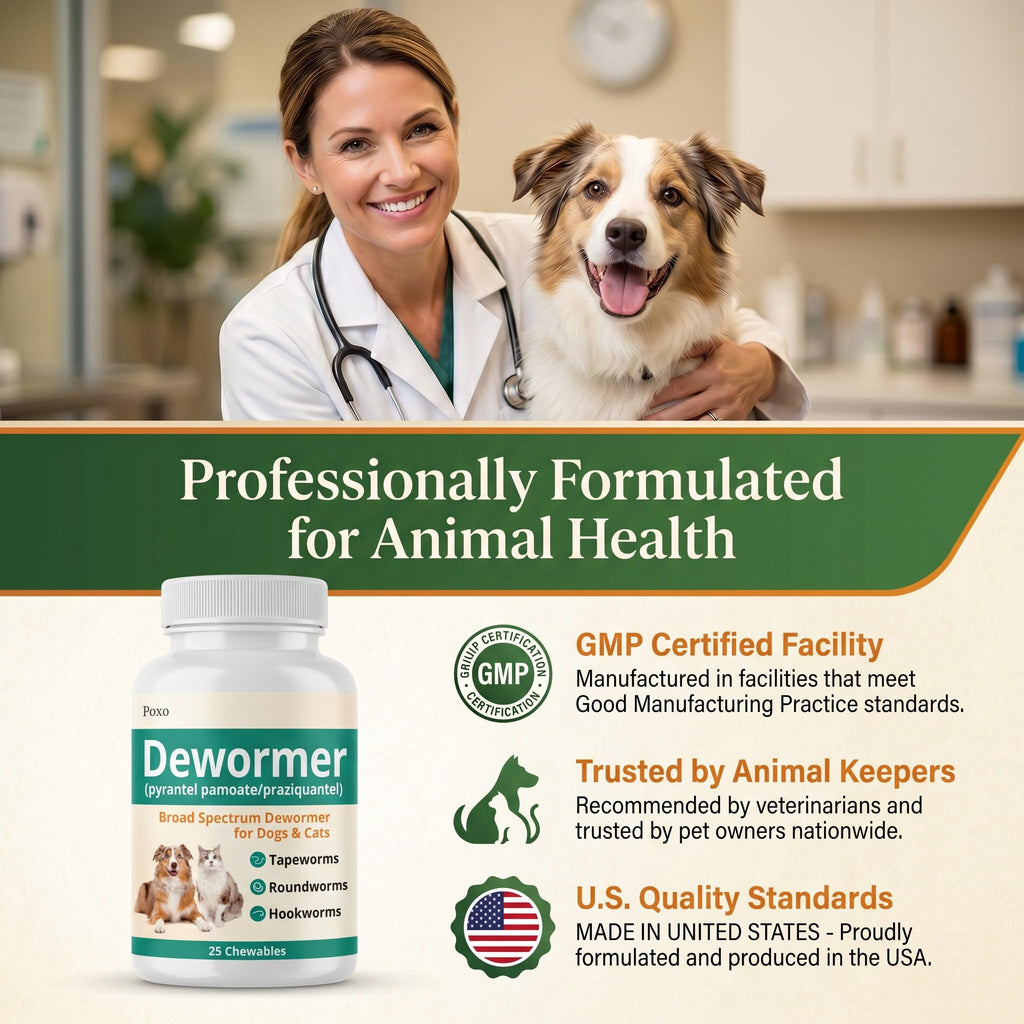 Dewormer for Dogs & Cats, 25 Chewable Z45048