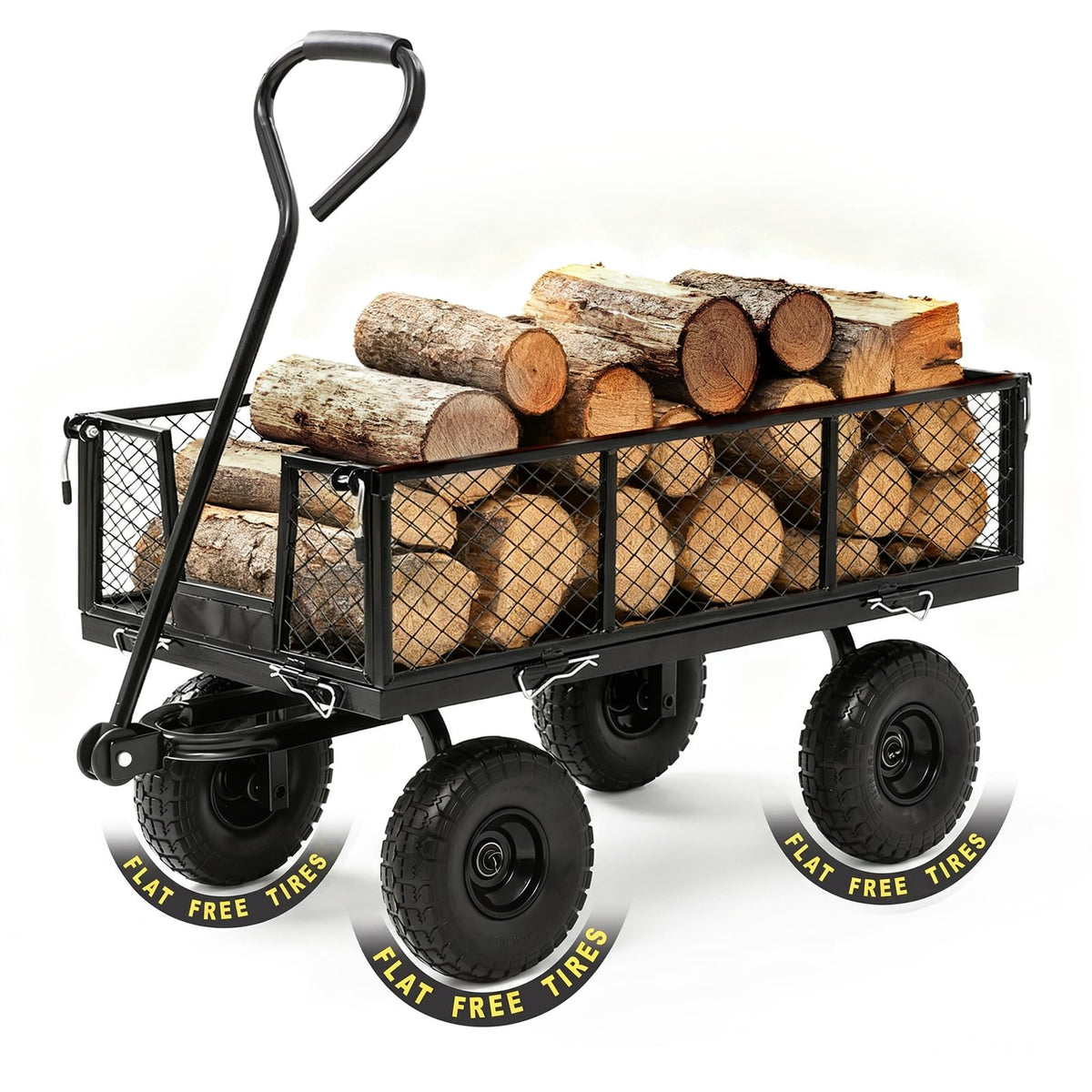 Steel Garden Cart 4 Cu Ft Utility Wagon L7472