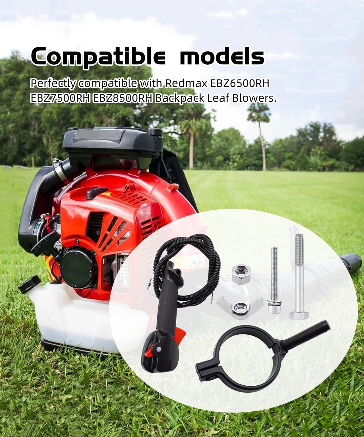 Throttle Control Lever Assembly for Backpack Leaf Blowers U896