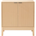 2-Door Storage Cabinet with Adjustable Shelves L112