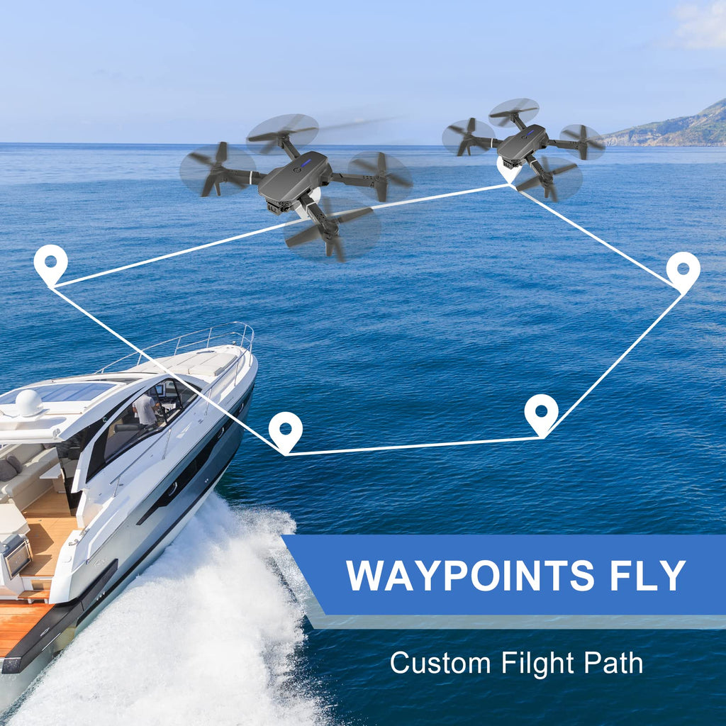 Foldable RC Quadcopter with 4K Dual Cameras Z177213
